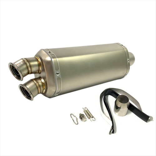 51mm Double Outlet Exhaust Pipe Muffler for CBR30 2
