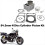 84.5mm 450cc Engine Cylinder Piston Kit for YFM400 7