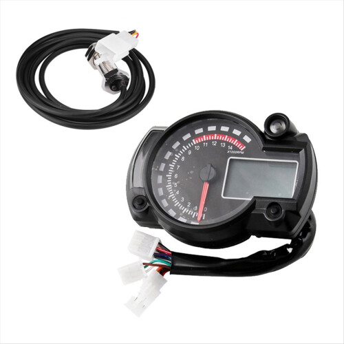 Tacho 299 Mph 7 Farbe Tacho 14000RPM Ein