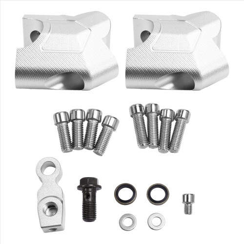 Handlebar Riser Mounting Clamp Height and Rear Sh 2