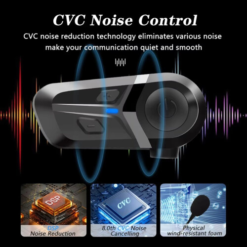 Bluetooth 5.3 Wireless Headgear Headset for Motorc 2