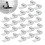 26 PCS Mirror Mosaic Tiles Self Adhesive Disco Bal 2