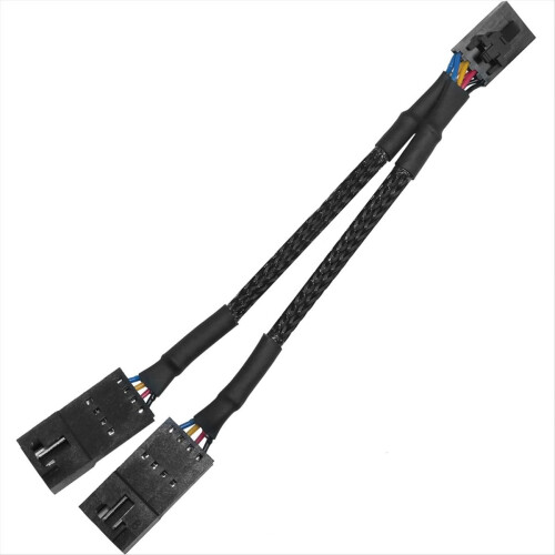 RGB Lighting Extension Cable 1to2 Splitter 4pin Ma 1