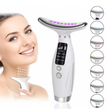 EMS Micro-current Neck Face Beauty Device for Enhanced Face Neck and Shoulder Care with Vibrating