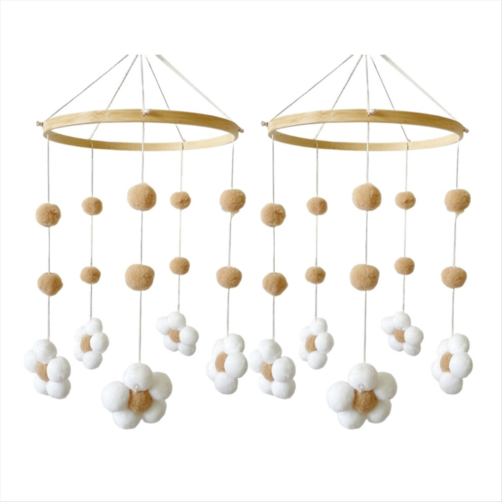 Nordic Fur Ball Flower Wind Chime Bed Bell Baby Ro Semoic