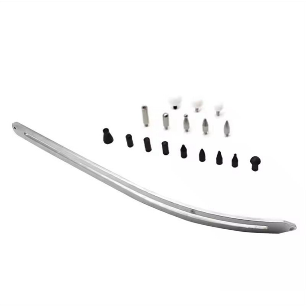Car Slide Bar Crowbar Tool Kits Paintless Dent Rep Silver 4852247353328