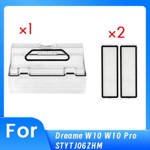 Staub Box mit 2 Hepa-Filter Teile für den Bot-W10 Pro 1