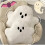 Plush Cute White Cloud Ghost Doll Halloween Cushio 3