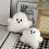 Plush Cute White Cloud Ghost Doll Halloween Cushio 4