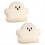 Plush Cute White Cloud Ghost Doll Halloween Cushio 1