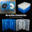 CD Storage Box 10-Stück-Pack-Tasche-Kunststoff-Doppel-S 6