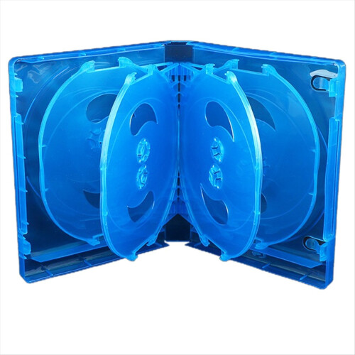 CD Storage Box 10-Stück-Pack-Tasche-Kunststoff-Doppel-S 1