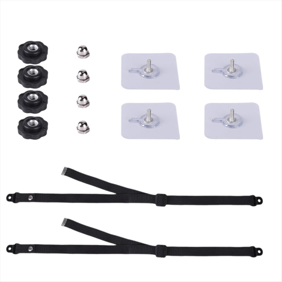 2 Pack Adjustable Tv Safety Straps, No-Drill Adhes 4852660681992
