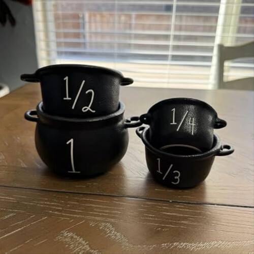 Mini Witch Cauldron Set,4pc Small Cauldron,Mini Ca 2