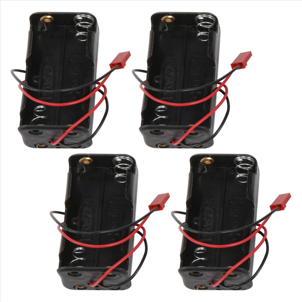 4Pack 6V 4Xaa Battery Container Case Holder Pack B 4852660682821
