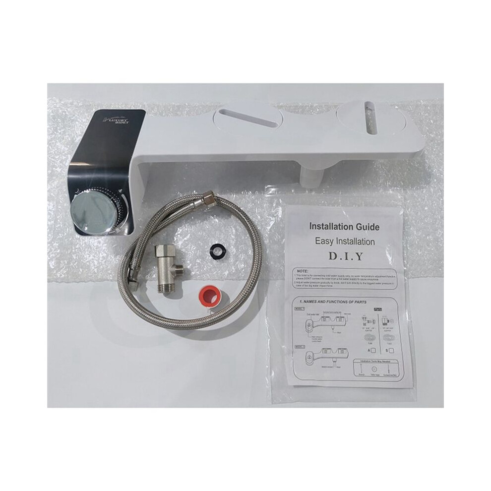 Bidet Attachment Ultra-Slim Toilet Double Nozzle S 4852660699973