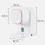 Automatic Toothpaste Dispenser for Electric Wall M 9