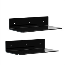 Acrylic Floating Shelf Small Storage Rack Wall-Mou
