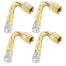 4 Pcs 45-Degree Tire Valve Stem Extension Adapters