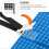 Pool Solar Cover Reel Attachment Straps Kit for in 7