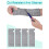 2 Pairs Cut Resistant Sleeves Protective Arm Safet 7