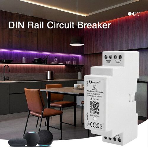 Egal, WiFi Din Rail Circuit Breaker 16A Max O 2