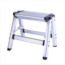 1 Trittleiter, Teleskopleiter Aluminium Legierung Heringe