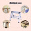 1 Step Stool Folding Ladder Aluminum Alloy Herring 5