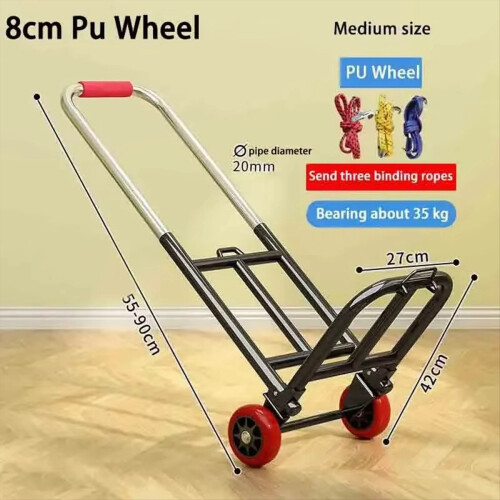 Gepäck-Trolley-Cart Multi-Zweck mit 3 Elastischen 2