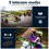 V6 PRO 800M Bluetooth Helm Headsets Intercom für 10