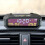 Car Auto Digital Clock in-Car Temperature Display 6