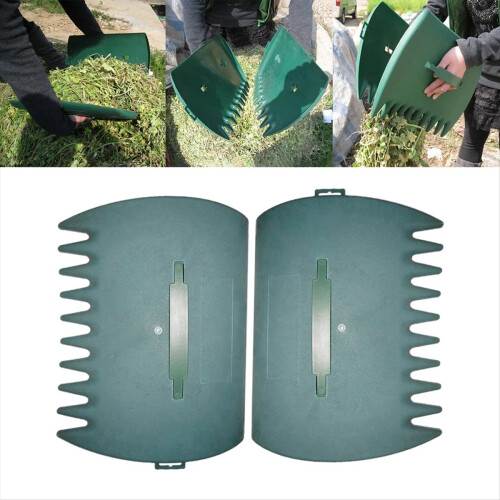 Leaf Grabber, Garten Rechen für die Blätter,2 Stück Handhe 2