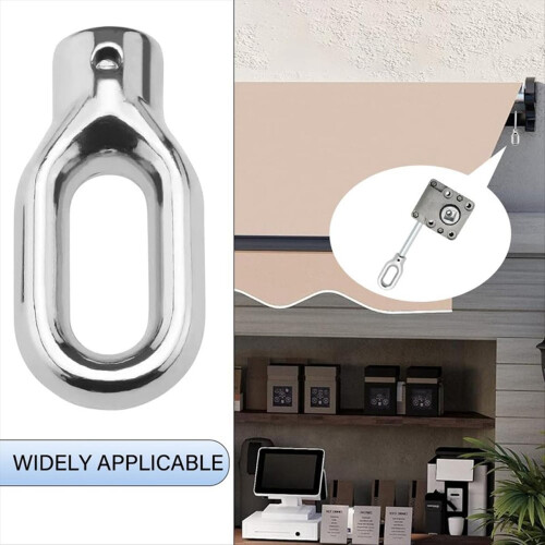 Awning Crank with Hook Bamboo Blinds for Outdoor P 2