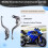 Bremsen Bull Horn Einstellbare Motorrad Kupplung Leve 9