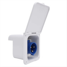 RV Power Inlet Socket 3 Pin 32A Flush Mount Waterp