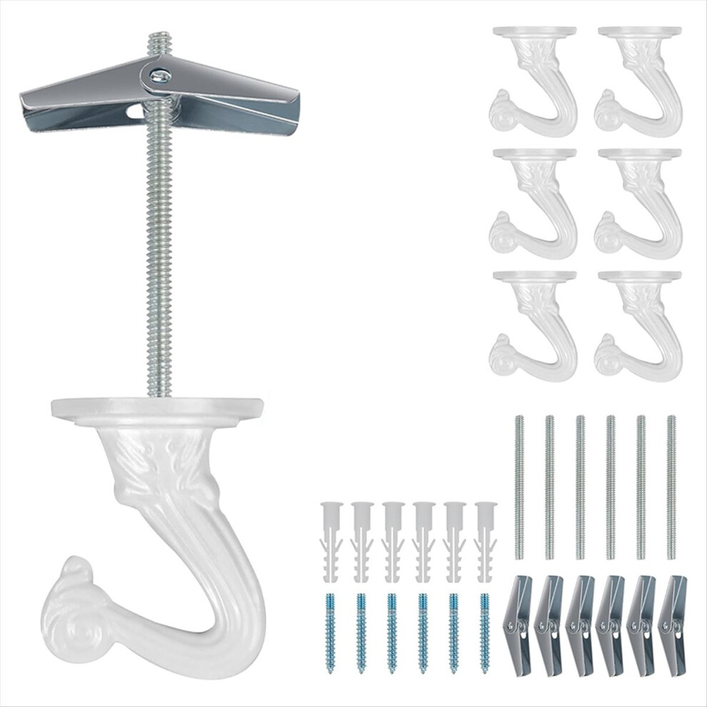 6 Pcs Ceiling Hooks For Hanging Plants,Hanging Lig 4852660653838