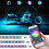 8PCS Underglow LED Light Kit, App Control Multicol 8