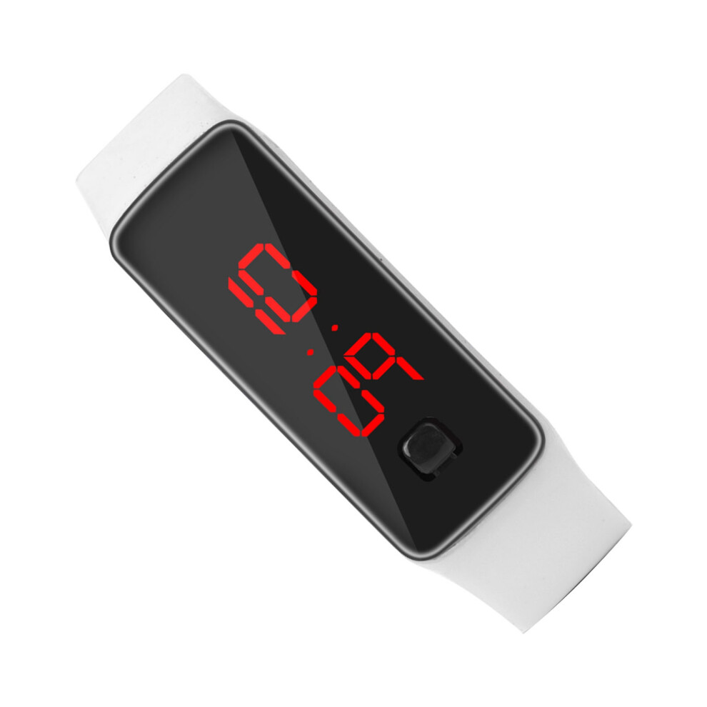 Electronic Sports Watch With Led Display Silicone Band 12-Hour Dial 9391351754799