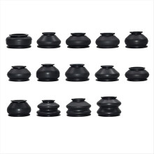 14PCS Tie Rod Boot, End Rubber Dust Cap Kit, Ball