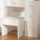 Modern Vanity Set with Stool & LED Light Mirror UK 6