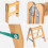 KADAX Doppelseitige Holzleiter DS 2x2 K12301 10