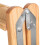 KADAX Doppelseitige Holzleiter DS 2x3 7