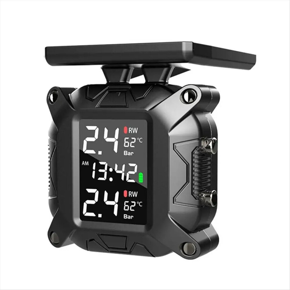Motorcycle Tpms Solar Power Tire Pressure Monitor 4852660670071