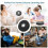 CD Player Portable, Bluetooth with Dual Speaker, R 8