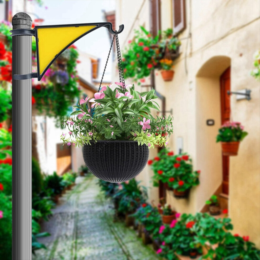 Plant Hangers,2 Pack Hangs Fence Post Hanger for B-image-OPC-PKSW5RX-NEW