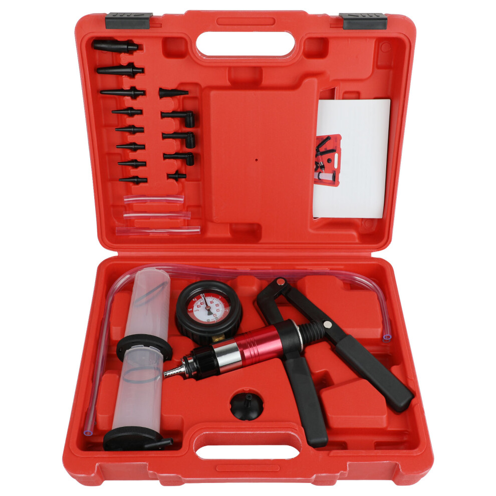 Hand Held Vacuum Pressure Pump Tester Kit Brake Fluid Bleeder Bleeding Kit-image-OPC-PKSW5ZX-NEW
