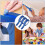 10 Rolls Blue Painters Tape Wall Safe Paint 1.2 In 6