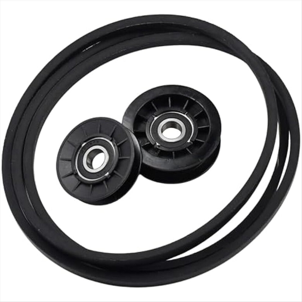 GX20286 GX20287 Flat Idler Pulley with Drive Belt-image-OPC-PKSW7WQ-NEW