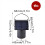 Solar Powered Wind Spinner Motor with Hook No Batt 10