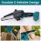 6Inch Brushless Chainsaw for 18V Battery Cordless 7